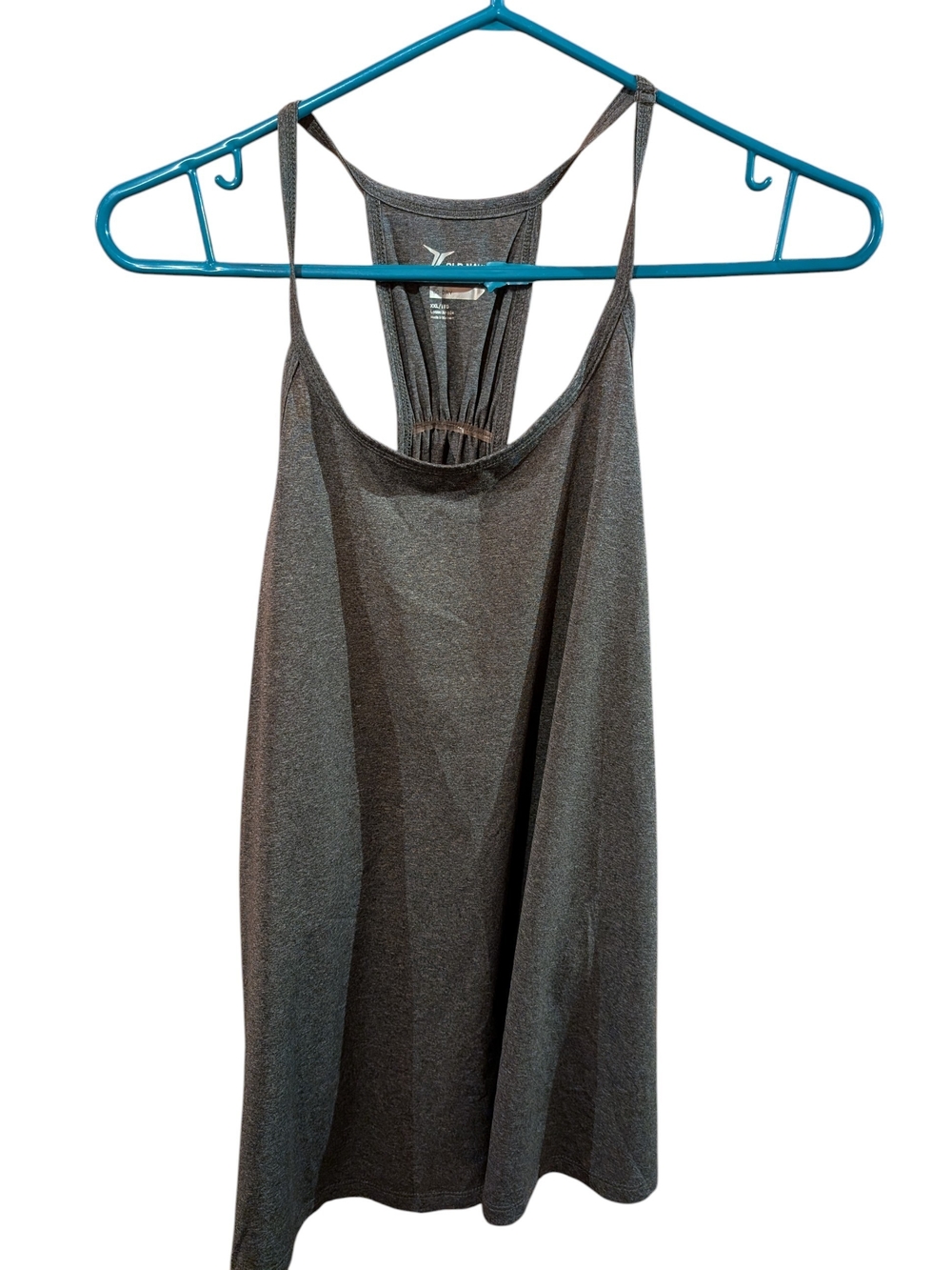Women's Charcoal Gray Racerback Tank Top